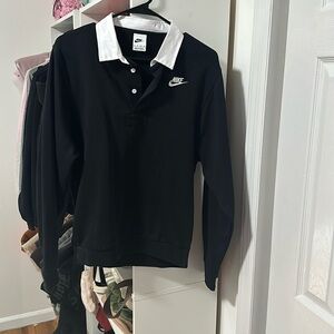 Nike men’s collared long sleeve